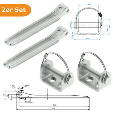 2x Bordwandscharnier Anhänger
