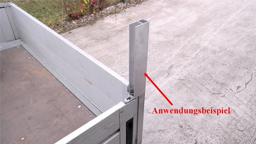 Alu spriegel end - (11,50€/m),